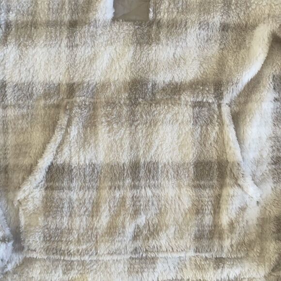 Eddie Bauer Pemba Snap Pullover White/Micro Chip Plaid Size L New - Picture 3 of 5